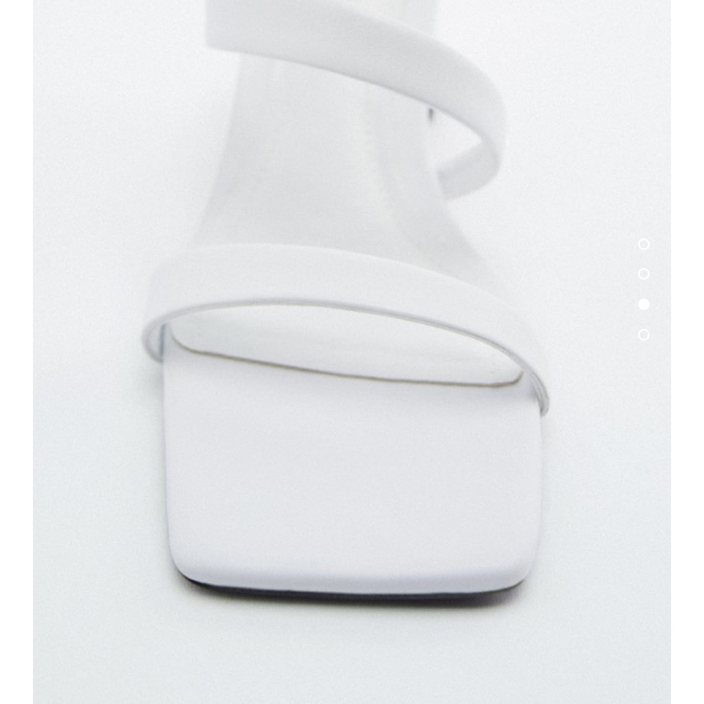 Zara leather strappy sandal - Picture 2 of 8